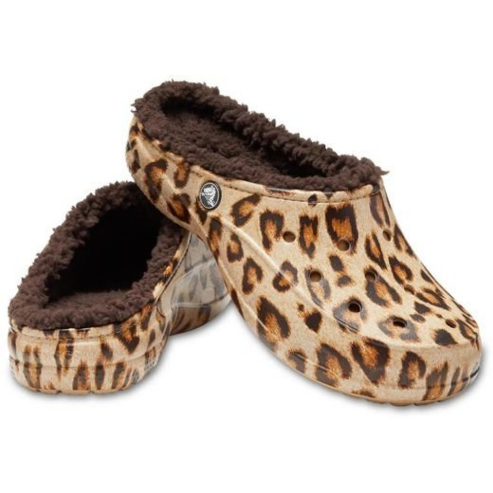 Crocs Freesail Printed Lined Clogs NEW! Size 7